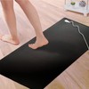 Grounding Mat for Sleeping, Carbon Leatherette Grounding Pad for Bed,