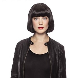Enigma Wigs Womens Joan Costume-wigs, Black