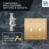 Rio Salto BRASS Signature Collection MIDSIZE Metal Gold Double Toggle