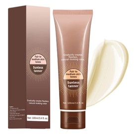 WALULAN Body Self Tanner - Contains natural plant ingredients from Chinese camellia leaves, glycerin, and a light bronze skin color, providing hydration for dry skin