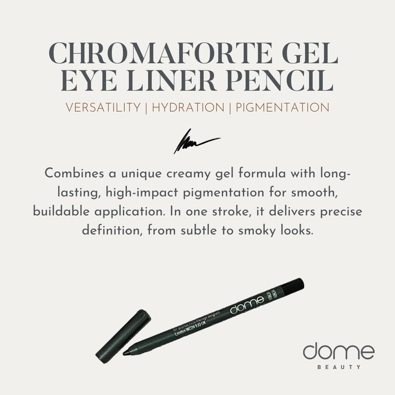 dome BEAUTY Eyeliner Black, long lasting