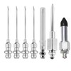 Grease Gun Accessory Set, 5pcs Grease Needle Nozzles 1 Grease