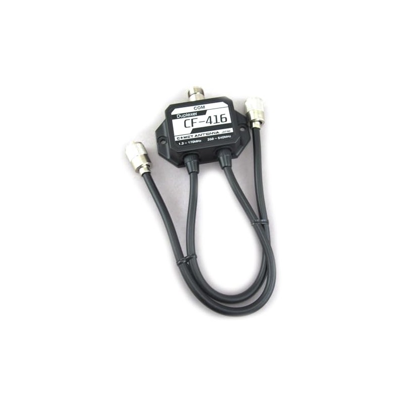 Comet CF-416A HF/VHF/UHF Duplexer with Coaxial Cable Harness for Transceivers