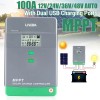 LINEBA 5200W MPPT Solar Charge Controller 100A/12V 24V 36V 48V