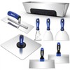 Drywall Hand Tools Kit, Drywall Knife Set with Putty Knives,