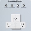 Power Strip WiFi BLE Remote Control Dual Sockets Receptacle 10A
