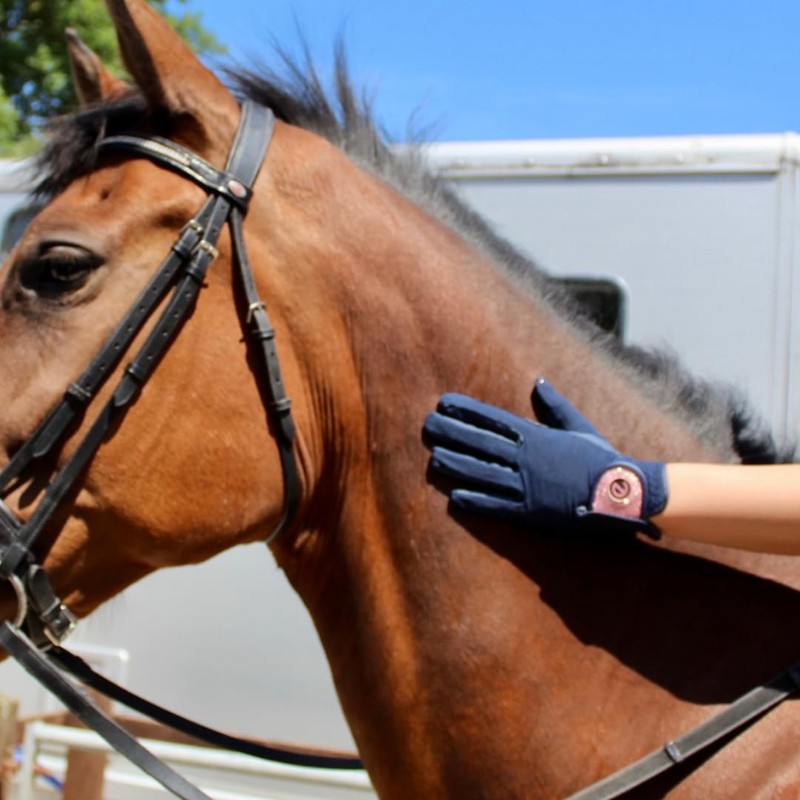 eGlove - eQUEST GripPro X-LITE Horse Riding Gloves - Lightweight,