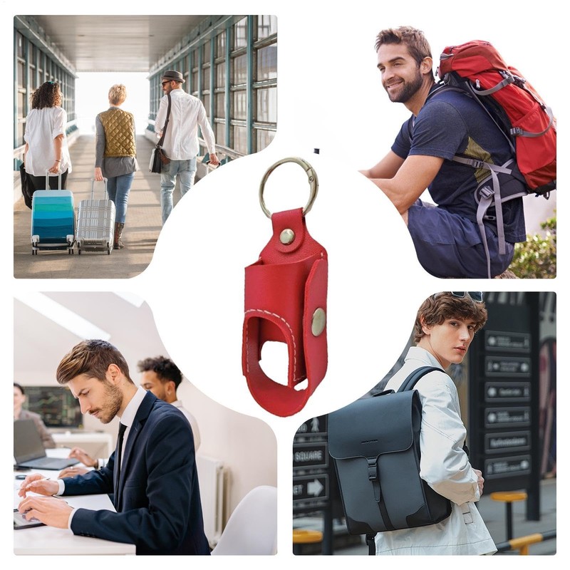Portable Inhaler Holder - Portable Leather Inhaler Holder - PU
