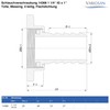 VARIOSAN Hose Fitting 14368, 1 1/4 Inch Inner Thread x