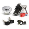 waltyotur Ignition Switch Seat Gas Cap Cover Lock Key 4pcs