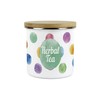Purely Home Polka Dots Herbal Tea Storage Canister - Multicoloured