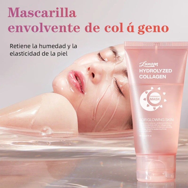 Mascarilla Facial Reafirmante Iluminadora Colágeno