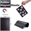 40Pcs Rubber Magnetic Sheets Thickness with Clear Stamp Die Storage