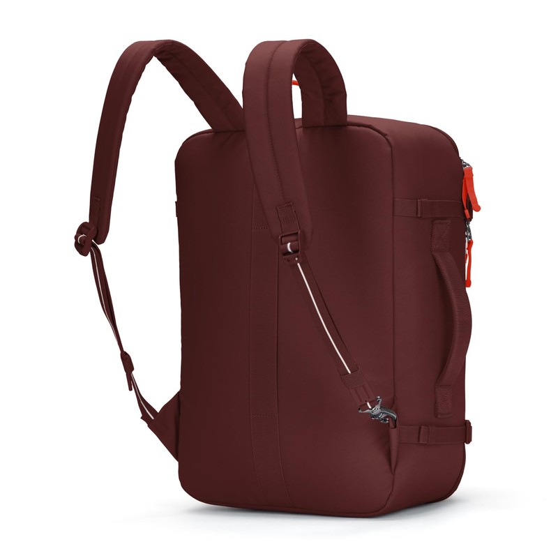 Pacsafe GO Anti Theft 34L Carry-on Backpack, Garnet Red