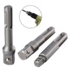 Bestgle 3pcs SDS Plus Shank Impact Socket Adapter Drill Extension