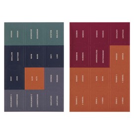 Christian Art Gifts Multicolor Bible Indexing Tabs for Men & Women: Self Adhesive Pre-Cut Labels, Extra Study Stickers, 66 Book Names Old & New Testament, 6 Easy Peel & Index Stick Sheets, 8 Colors