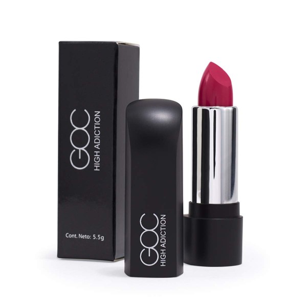 GOC, Labial mate, Lipstick High Adiction, Textura Suave, Larga duración,