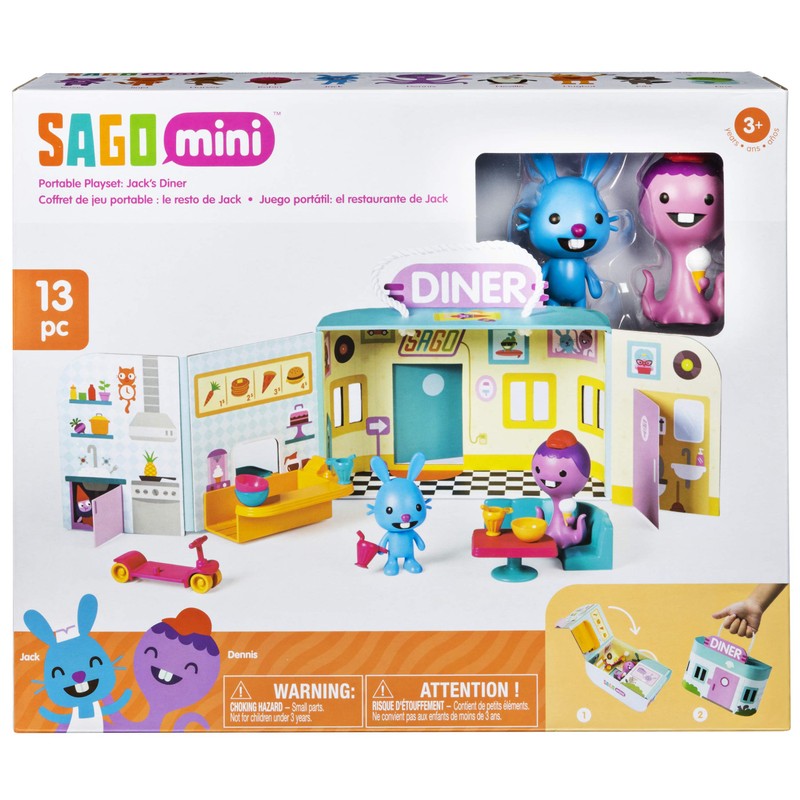 SAGO mini 6041227 Jack's Diner Portable Playset