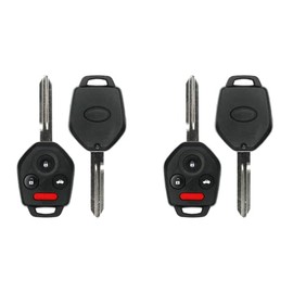 Replacement Keyless Remote Head Key Fob for Subaru Tribeca 2008 FCC CWTWBU766 Part Number 57497AG48A Pack of 2