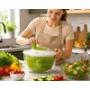 Manual Salad Spinner for Washing & Drying Vegetables – Large