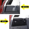 cartiangoUS Aluminum Black Rear Trunk Debris Rack Storage Box For