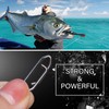 Atibin Stainless Lock Snaps Swivel Steel Saltwater Connector Fishing Snap