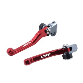 New CNC Motorcycle Billet Foldable Pivot Clutch Brake Lever Handle For CR125R CR 125 R 04-07 CRF250R CRF 250 R CRF450R 04-06 CRF250X 04-17 CRF450X 05-17 Dirt Bike pit bike