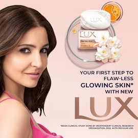 Lux Velvet Touch Jasmine & Almond Oil Soap Bar, 3x150g