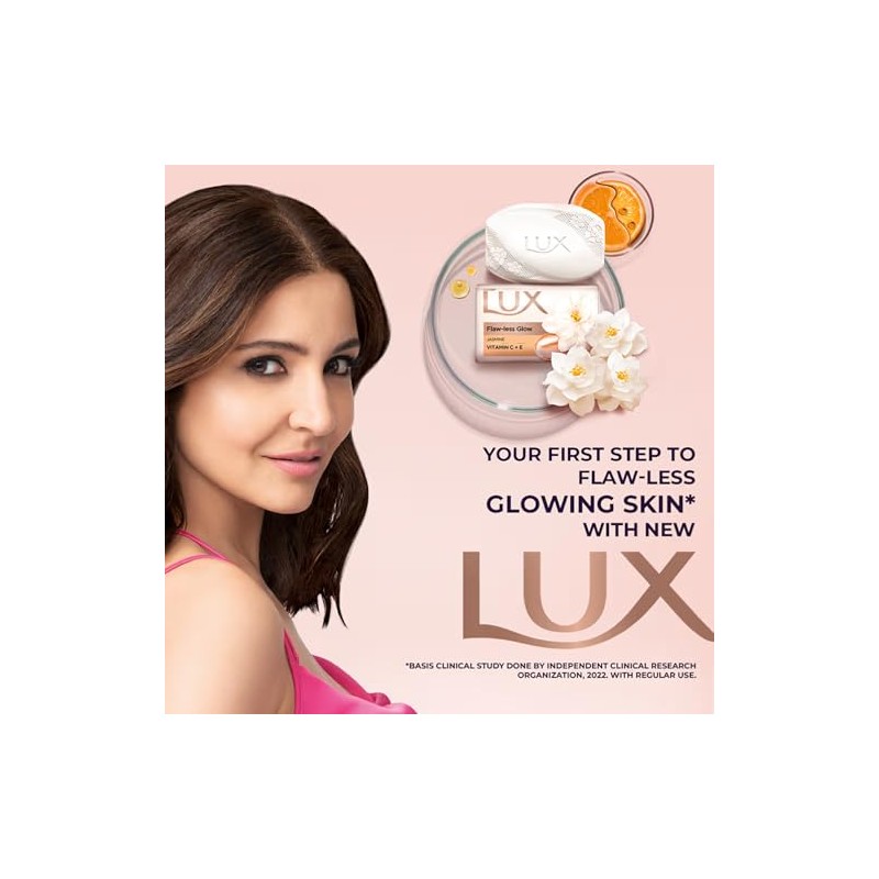 Lux Velvet Touch Jasmine & Almond Oil Soap Bar, 3x150g