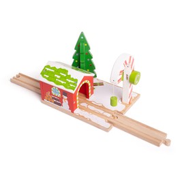 Bigjigs Rail Candy Crane - Other Major Wooden Rail Brands are Compatible