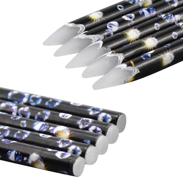 Pack of 10 Diamond Painting Wax Pens, Nail Art Pens, Nail Design Accessories for Decoration with Rhinestones, Nail Pen Set for Nails, Rhinestones, Tool Pen for DIY Nail Art and Diamond Painting