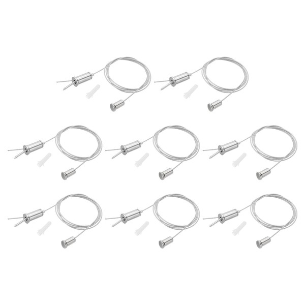PATIKIL Ceiling Hanging Wire Cable Kit, 1m/3.3ft 8 Set Adjustable
