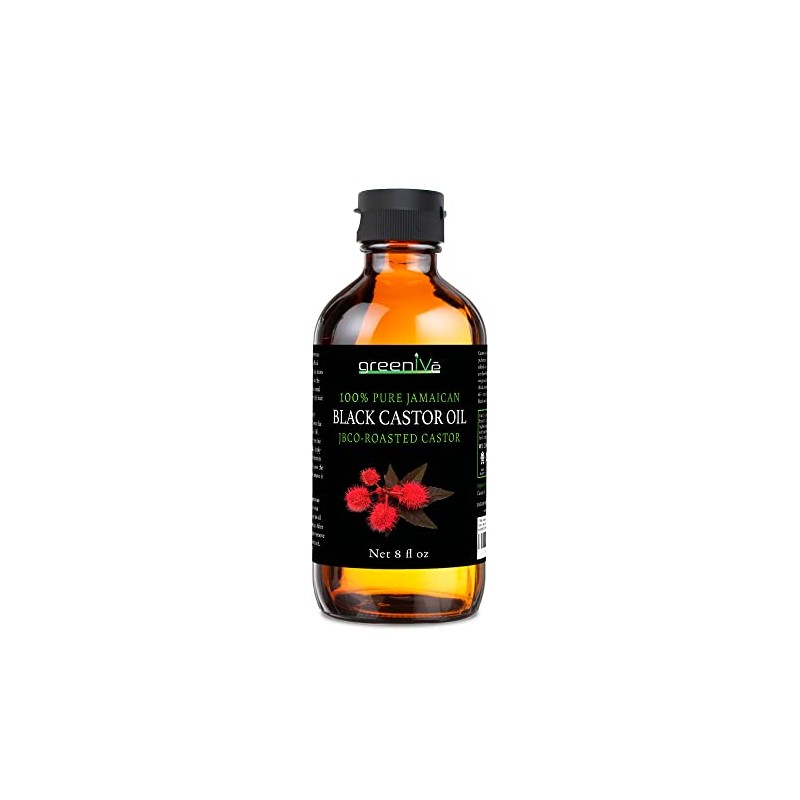 Aceite de Ricino Negro Jamaiquino GreenIVe Jamaican Black Castor Oil,
