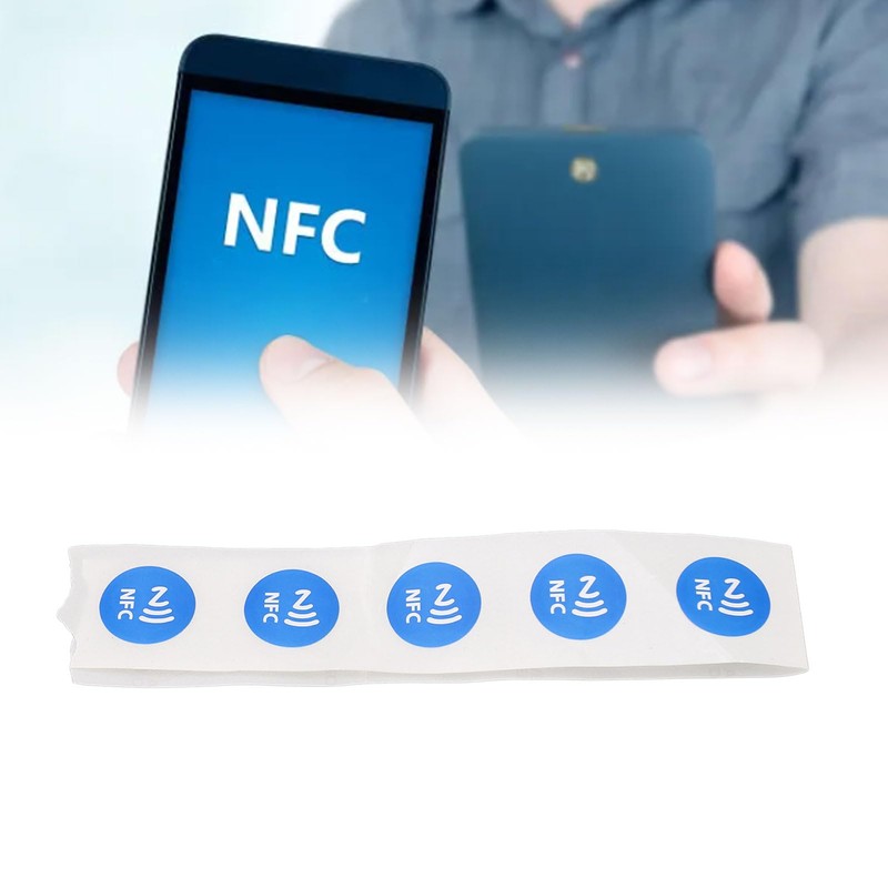 Ausla 30pcs NFC PVC -Aufkleber Wassersicher, 504 Bytes Programmierbare NFC