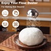 Powdered Sugar Shaker Duster, 2 PCS Sifter for Baking, Flour