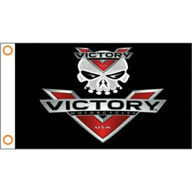 NEW-VICTORY MOTORCYCLE 3' x 5' FLAG/BANNER-FR