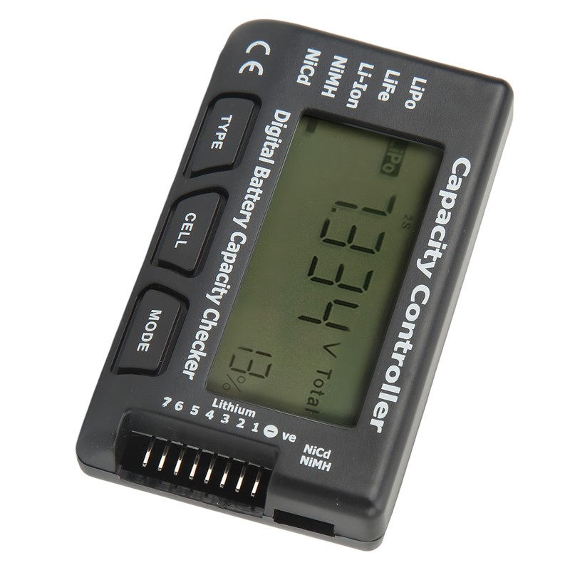 Battery Capacity Controller Voltage Tester Digital Display Meter Gauge for
