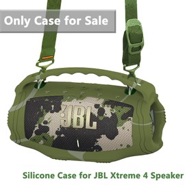 Silicone Cover Case for JBL Xtreme 4 Portable Bluetooth Speaker, Protective Skin Holder for JBL Xtreme 4 Portable Bluetooth Speaker Accessories (Only Case) (Camouflage)