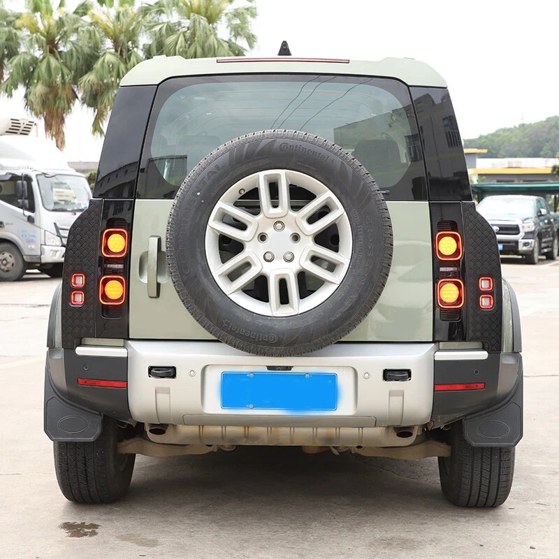 carcartrim-2022 Gloss Black ABS Rear Tail Light Cover Trim For