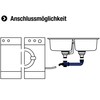 Cornat Recycled Drain Connection for Double Sinks - 1 1/2