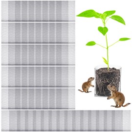 LIUBUJINGYING 60 Pcs Stainless Steel Gopher Proof Wire Basket Bulk, 1 Gallon Plant Root Protector, Mole and Vole Mesh Wire Baskets, Underground Plant Protection