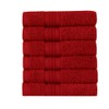 HOME ESSENTIALS 100% Cotton Luxury Hand Towels for Bathroom 12"x12",