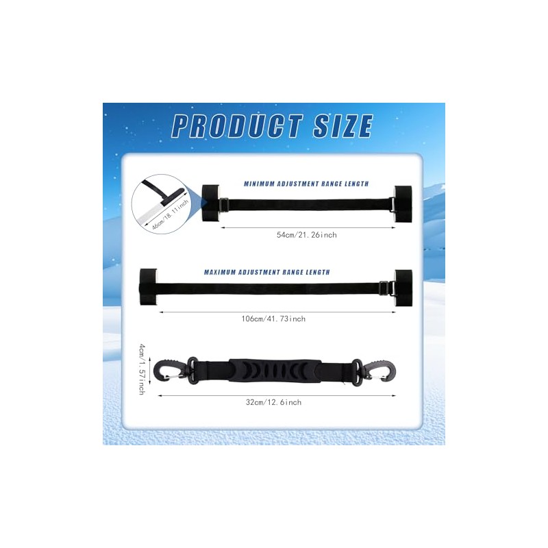 Ski Carry Strap Poles Carry Strap for Ski Skimate Carry
