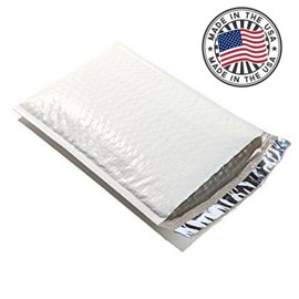 SALES4LESS #00 Poly Bubble Mailers 5X10 Inches Shipping Padded Envelopes Self Seal Waterproof Cushioned Mailer 10 Pack (PBMVR_5X10-10)