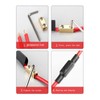 BEKMLOD 20Pcs 8 Awg,8 Gauge Docking Connector, Copper Clamp Kit,