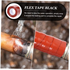 MAGICLULU 4pcs Flex Rubberized Tape Leak Seal Duct Tape for Pipe Repair Flexible Rubber Seal for Home Repairs and Outdoor Use