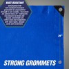 Rugged Rhino All Weather 100% Waterproof Heavy Duty Tarp, 2