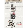 Pocket Organizer, Pen Case, 5-Way Sorting Pockets, Stationery, Tools, Small
