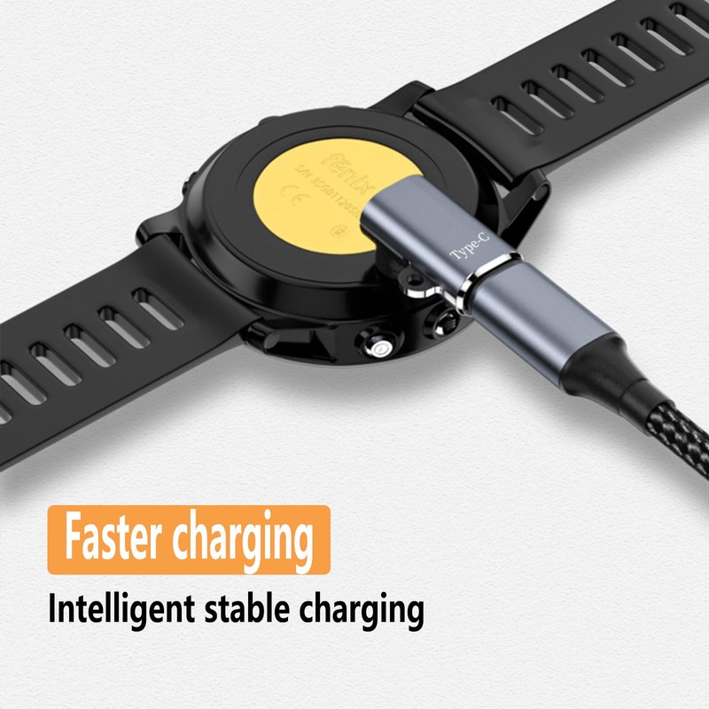 YUNKOZAND USB-C Female Charging Port Plug, Compatible with Fenix7 7X