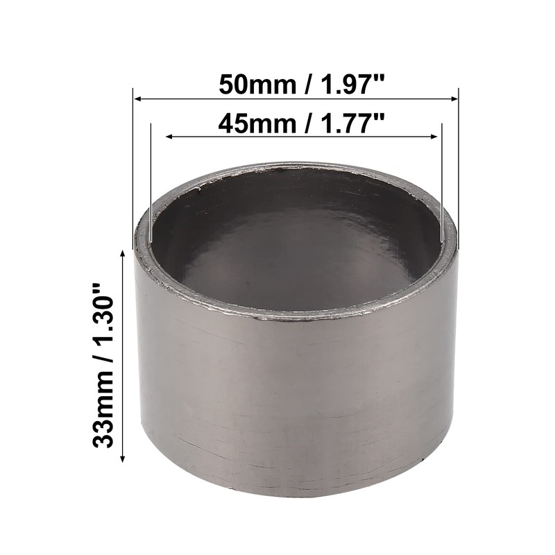 Motoforti 45mm ID 50mm OD Motorcycle Exhaust Muffler Pipe Gasket